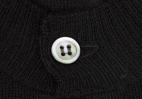 【SALE】ジュンヤワタナベ コムデギャルソンJUNYA WATANABE COMME des GARCONS ウエストリブウールカーディガン 黒S位 K-66262_004