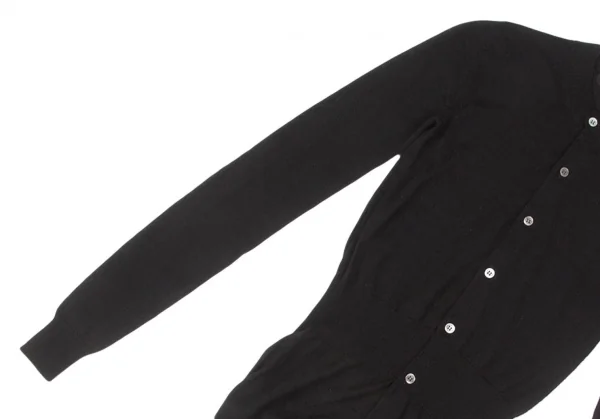 【SALE】ジュンヤワタナベ コムデギャルソンJUNYA WATANABE COMME des GARCONS ウエストリブウールカーディガン 黒S位 K-66262_005
