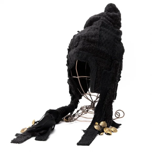 【SALE】トリコ コムデギャルソンtricot COMME des GARCONS ボタン装飾ニットキャップ