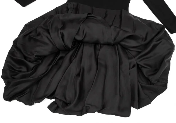 tricot COMME des GARCONS Silk Switching Wool Dress K-66308_010