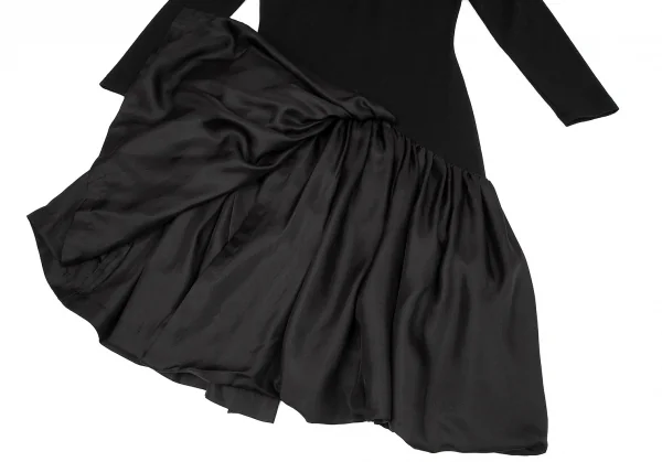 tricot COMME des GARCONS Silk Switching Wool Dress K-66308_015