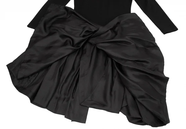 tricot COMME des GARCONS Silk Switching Wool Dress K-66308_016