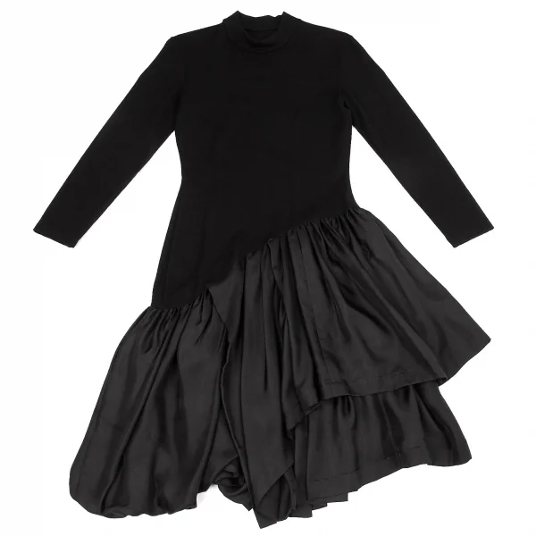 tricot COMME des GARCONS Silk Switching Wool Dress K-66308_002