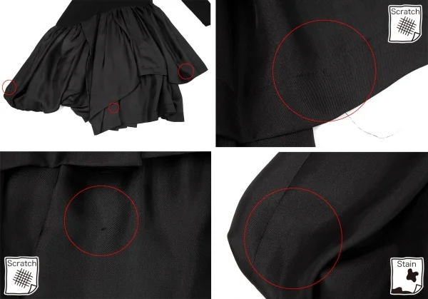 tricot COMME des GARCONS Silk Switching Wool Dress K-66308_007