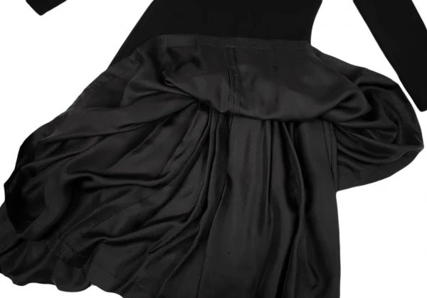 tricot COMME des GARCONS Silk Switching Wool Dress K-66308_008