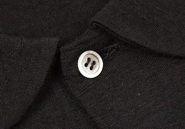 【SALE】トリココムデギャルソンtricot COMME des GARCONS レーヨンナイロン天竺ラウンドカラーブラウス 黒S K-66343_005