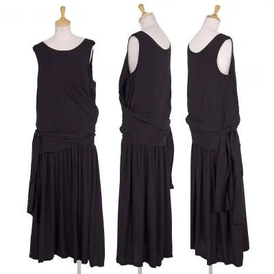 ワイズY’s レーヨンキュプラレイヤードデザインワンピース