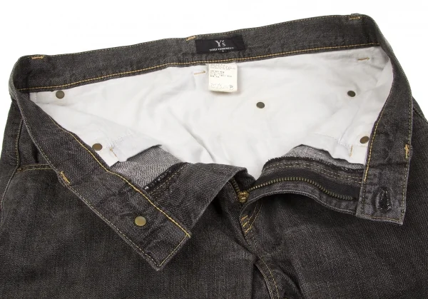 Y's spotted horse Back Pocket Design Jeans K-66362_011