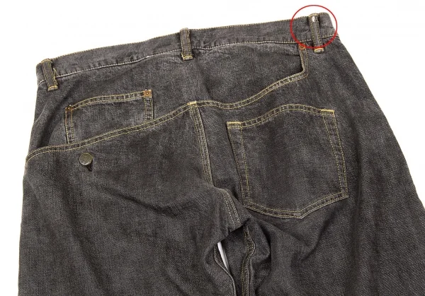 Y's spotted horse Back Pocket Design Jeans K-66362_002