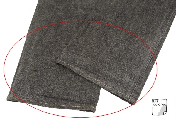 Y's spotted horse Back Pocket Design Jeans K-66362_005