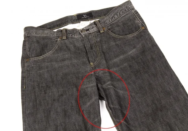 Y's spotted horse Back Pocket Design Jeans K-66362_007