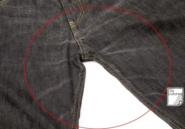 Y's spotted horse Back Pocket Design Jeans K-66362_008