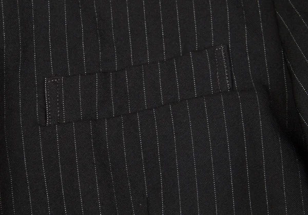 【SALE】ブラック コムデギャルソンBLACK COMME des GARCONS製品染めパイピングストライプジャケット 黒M K-66476_007
