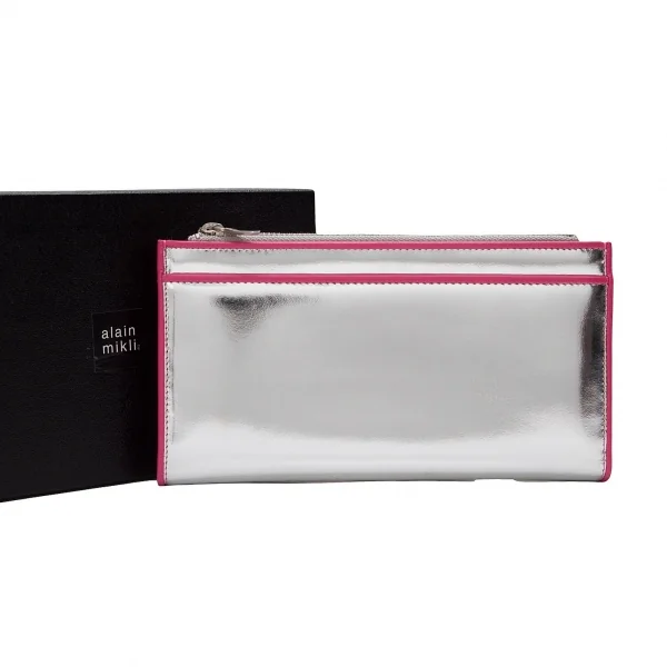 Alain Mikli Metallic Wallet Silver  K-66520_001