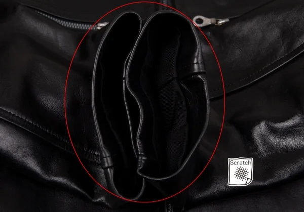 【SALE】ヨウジヤマモト プールオムYohji Yamamoto POUR HOMMEカウレザーririジップハーフコート 黒M K-66638_012