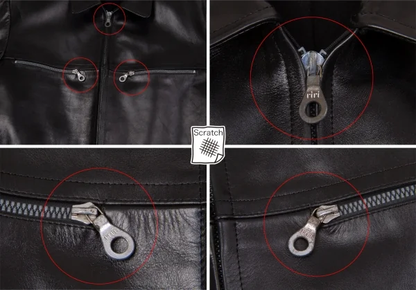 【SALE】ヨウジヤマモト プールオムYohji Yamamoto POUR HOMMEカウレザーririジップハーフコート 黒M K-66638_003