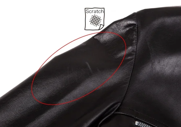 【SALE】ヨウジヤマモト プールオムYohji Yamamoto POUR HOMMEカウレザーririジップハーフコート 黒M K-66638_007