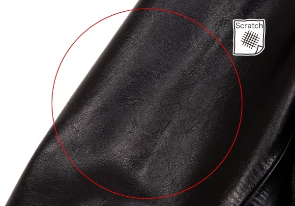 【SALE】ヨウジヤマモト プールオムYohji Yamamoto POUR HOMMEカウレザーririジップハーフコート 黒M K-66638_008
