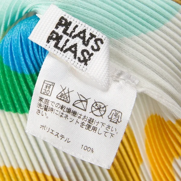 PLEATS PLEASE Textured Printed Sleeveless Shirt K-66683_012