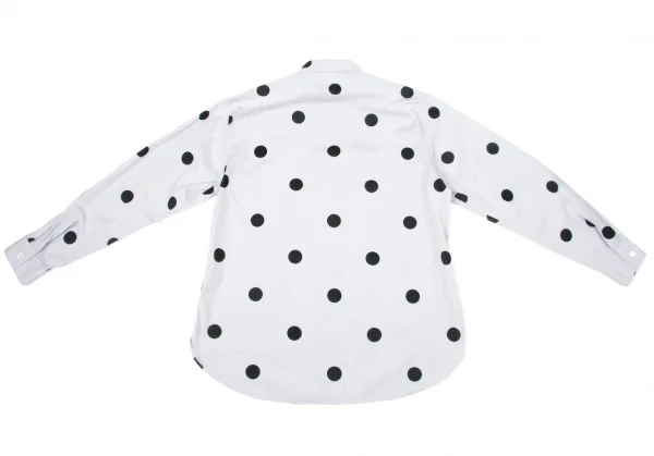 【SALE】ワイズフォーメンY's for men コットンフロッキードットシャツ ブルーグレー3 K-66795_011