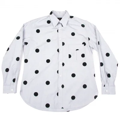 【SALE】ワイズフォーメンY's for men コットンフロッキードットシャツ