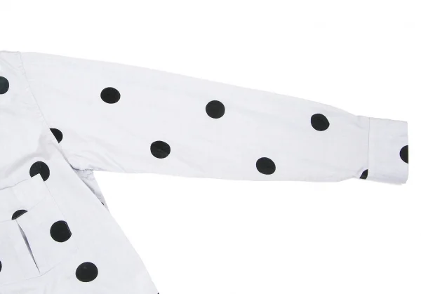 【SALE】ワイズフォーメンY's for men コットンフロッキードットシャツ ブルーグレー3 K-66795_005