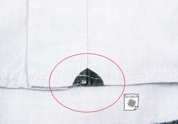 【SALE】ワイズフォーメンY's for men コットンフロッキードットシャツ ブルーグレー3 K-66795_009