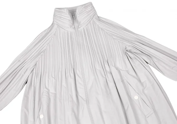 PLEATS PLEASE Upper Pleats Double Zip Coat K-66808_003