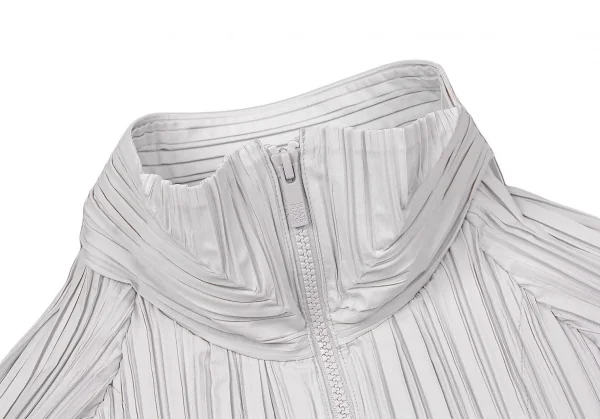 PLEATS PLEASE Upper Pleats Double Zip Coat K-66808_004