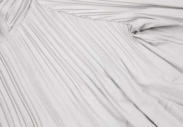 PLEATS PLEASE Upper Pleats Double Zip Coat K-66808_005