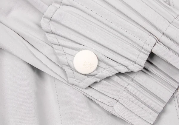 PLEATS PLEASE Upper Pleats Double Zip Coat K-66808_008