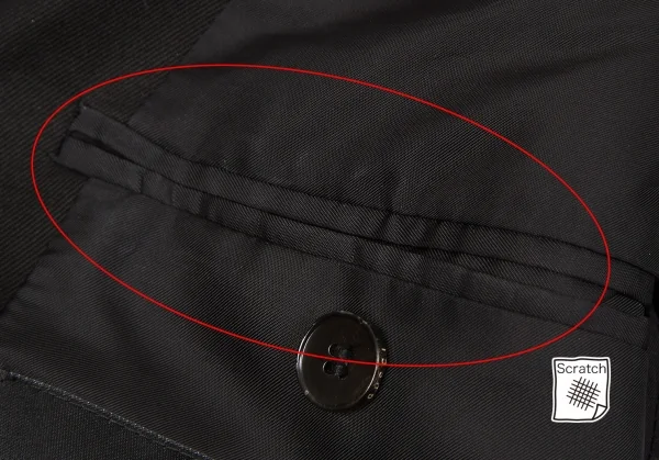 【SALE】グッチGUCCI コットン3Bジャケット 黒44 K-66824_014