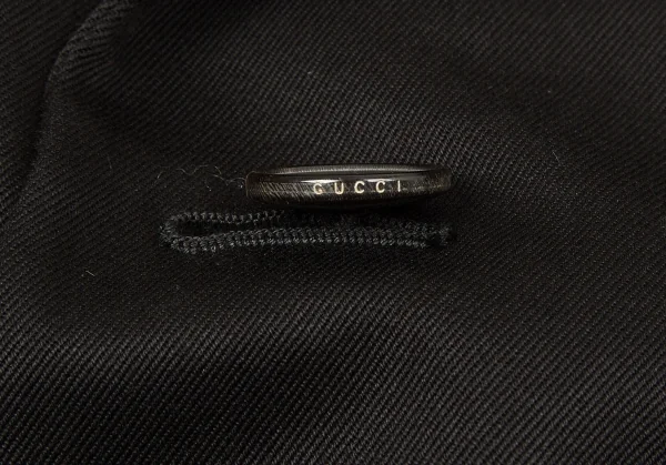 【SALE】グッチGUCCI コットン3Bジャケット 黒44 K-66824_006