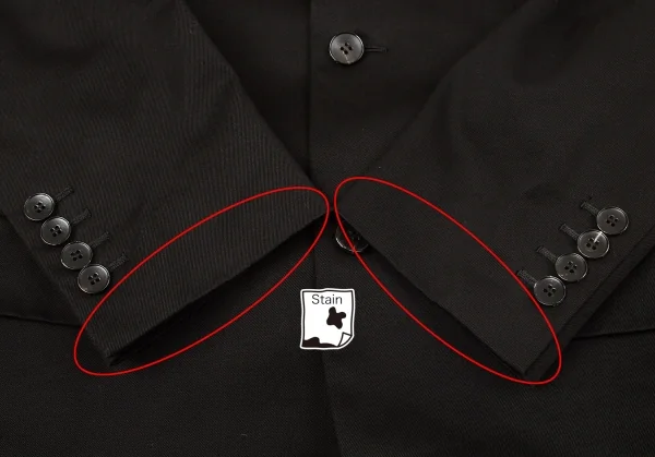 【SALE】グッチGUCCI コットン3Bジャケット 黒44 K-66824_009