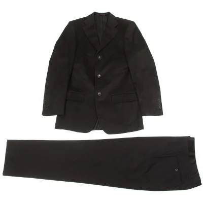 【SALE】グッチGUCCI コットン3Bセットアップスーツ 黒