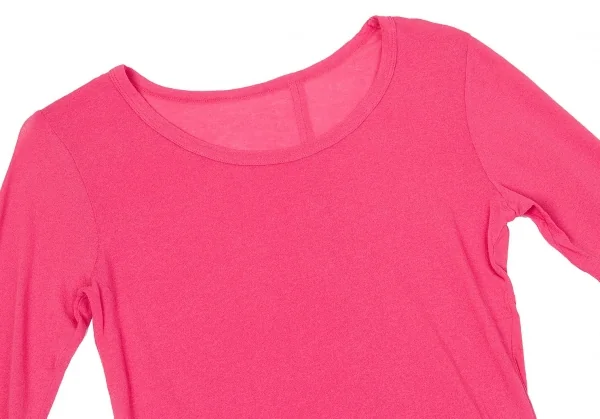 新品!【SALE】新品！ワイズY’s バックセンター切替ジョーゼット長袖カットソー ピンク2 K-66851_003
