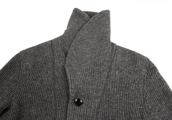 Yohji Yamamoto POUR HOMME Wool Knit Jacket K-66906_003