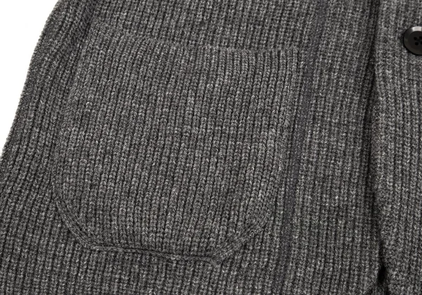 Yohji Yamamoto POUR HOMME Wool Knit Jacket K-66906_009