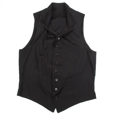 ヨウジヤマモト プールオムYohji Yamamoto POUR HOMME コットンレイヤードベスト