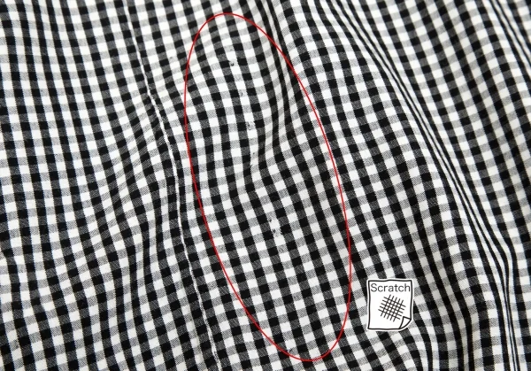 【SALE】トリコ コムデギャルソンtricot COMME des GARCONS ギンガムチェック切替レーヨンワンピース 黒白M位 K-66960_010