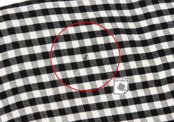 【SALE】トリコ コムデギャルソンtricot COMME des GARCONS ギンガムチェック切替レーヨンワンピース 黒白M位 K-66960_004