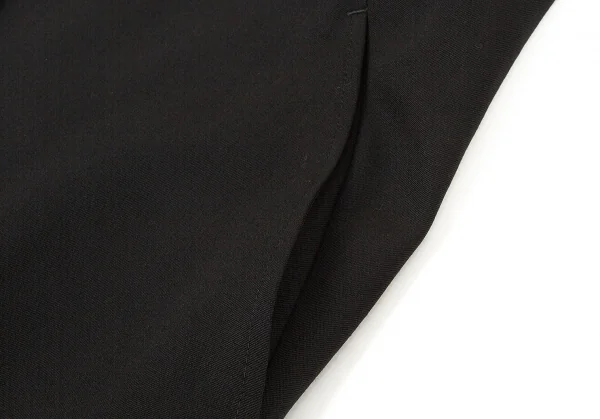 HOMMA Wool Gabardine Cutting Collar Coat K-67010_011