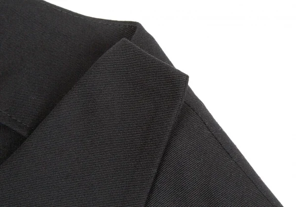 HOMMA Wool Gabardine Cutting Collar Coat K-67010_005