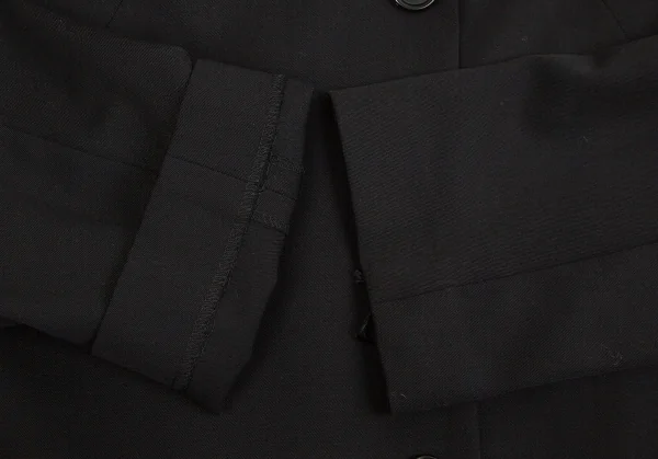 HOMMA Wool Gabardine Cutting Collar Coat K-67010_009