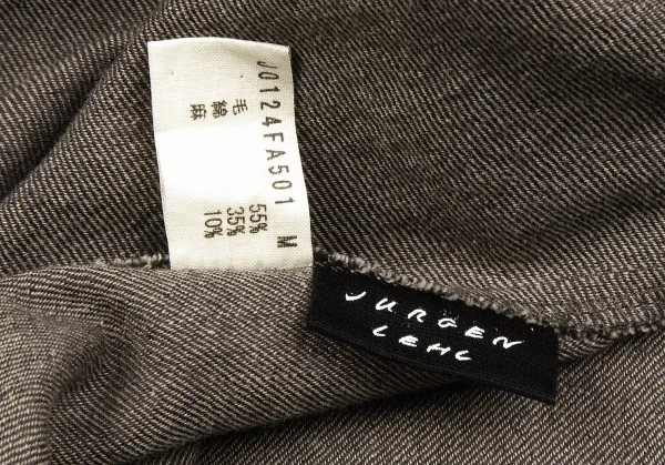 【SALE】ヨーガンレールJURGEN LEHL 切り替え裁ち切りワンピース 杢モカM K-67039_014