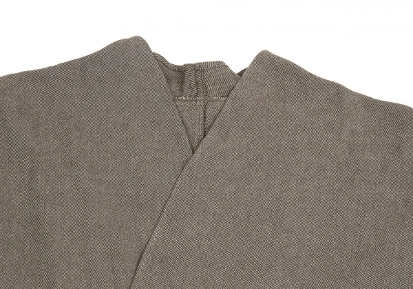 【SALE】ヨーガンレールJURGEN LEHL 切り替え裁ち切りワンピース 杢モカM K-67039_004