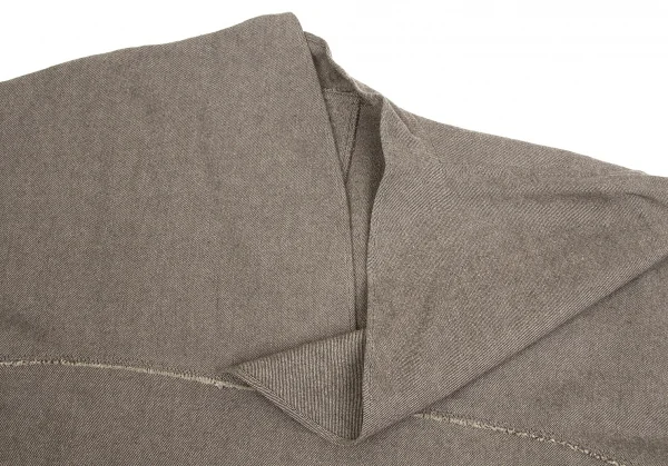 【SALE】ヨーガンレールJURGEN LEHL 切り替え裁ち切りワンピース 杢モカM K-67039_006