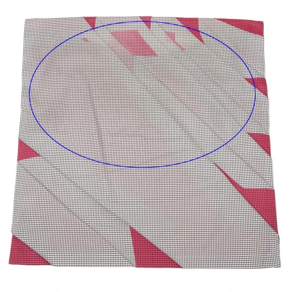 【SALE】イッセイミヤケ ミーISSEY MIYAKE me ギンガムチェックプリントボックスシルエットトップス 濃ピンク黒白M位 K-67084_008