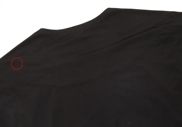 【SALE】イッセイミヤケISSEY MIYAKE ドットプリント切替ボックスシルエットトップス 黒白M位 K-67085_014
