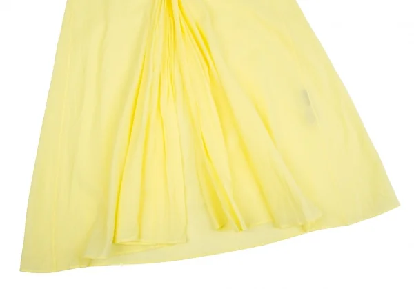 【SALE】ヨーガンレールJURGEN LEHL コットンノーカラーロングシャツカーディ 黄M K-67129_007